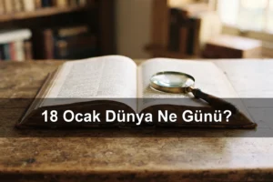 18 Ocak Dünya Ne Günü? Dünya Sözlük Günü