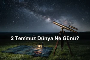 2 Temmuz Dünya Ne Günü? Dünya UFO Gözlem Günü