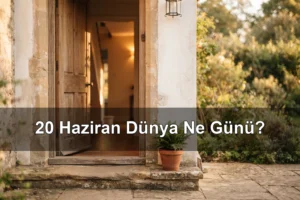 20 Haziran Dünya Ne Günü? Dünya Mülteciler Günü, Dünya Üretkenlik Günü