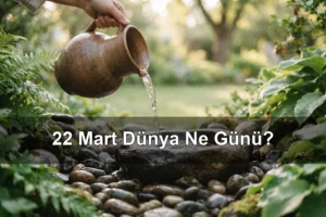 22 Mart Dünya Ne Günü? Dünya Su Günü, Dünya Orman Haftası