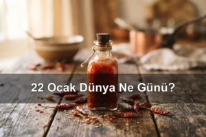 22 Ocak Dünya Ne Günü? Dünya Acı Sos Günü
