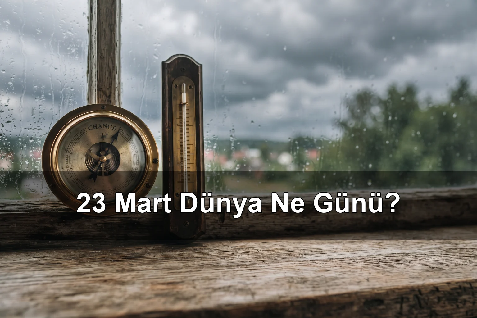 23 Mart Dünya Ne Günü? Dünya Meteoroloji Günü
