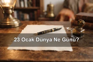 23 Ocak Dünya Ne Günü? Dünya El Yazısı Günü
