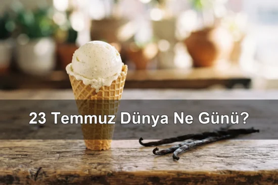 23 Temmuz Dünya Ne Günü? Dünya Vanilyalı Dondurma Günü