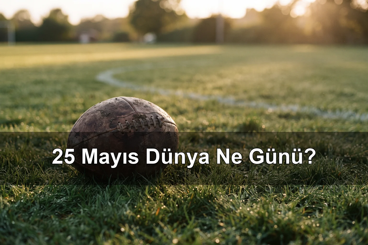 25 Mayıs Dünya Ne Günü? Dünya Futbol Günü, Dünya Tiroid Günü