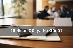 25 Nisan Dünya Ne Günü? Uluslararası Delege Günü, Dünya DNA Günü