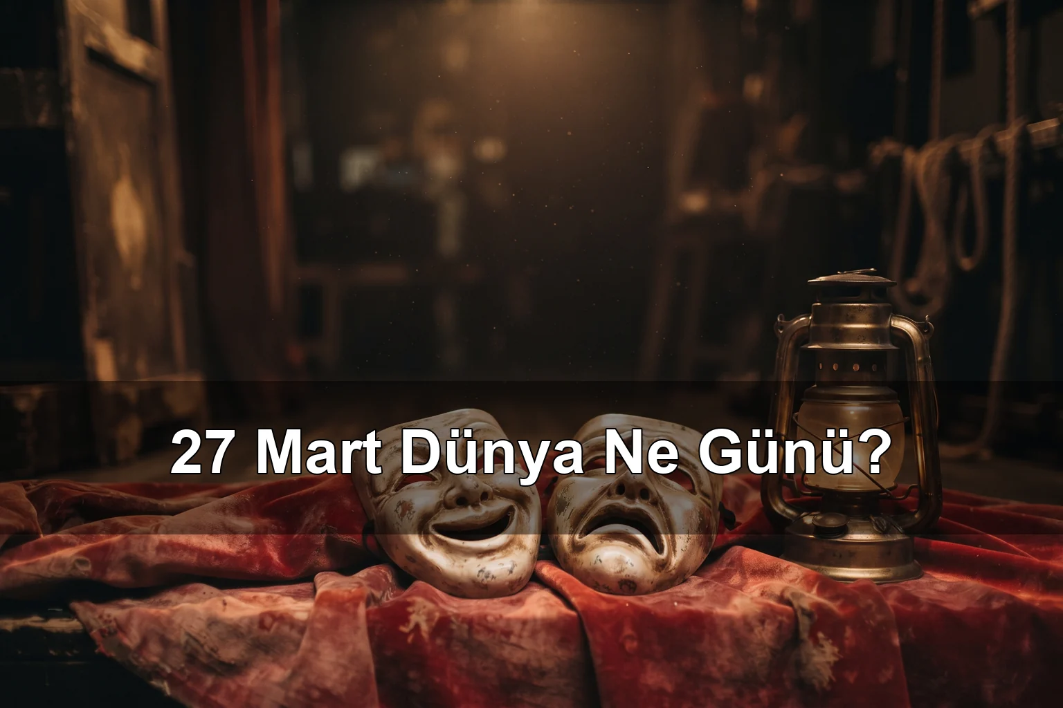 27 Mart Dünya Ne Günü? Dünya Tiyatro Günü, Tiyatro Bayramı