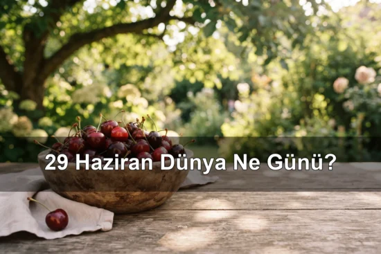 29 Haziran Dünya Ne Günü? Özel günler, tarihte bugün ve doğan ünlüler.