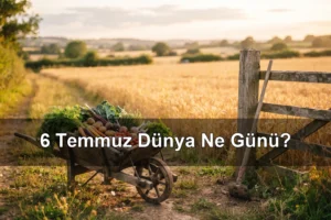 6 Temmuz Dünya Ne Günü? Dünya Kırsal Kalkınma Günü