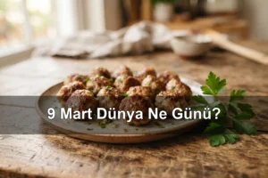 9 Mart Dünya Ne Günü? Ulusal Köfte Günü, Ulusal Barbie Günü